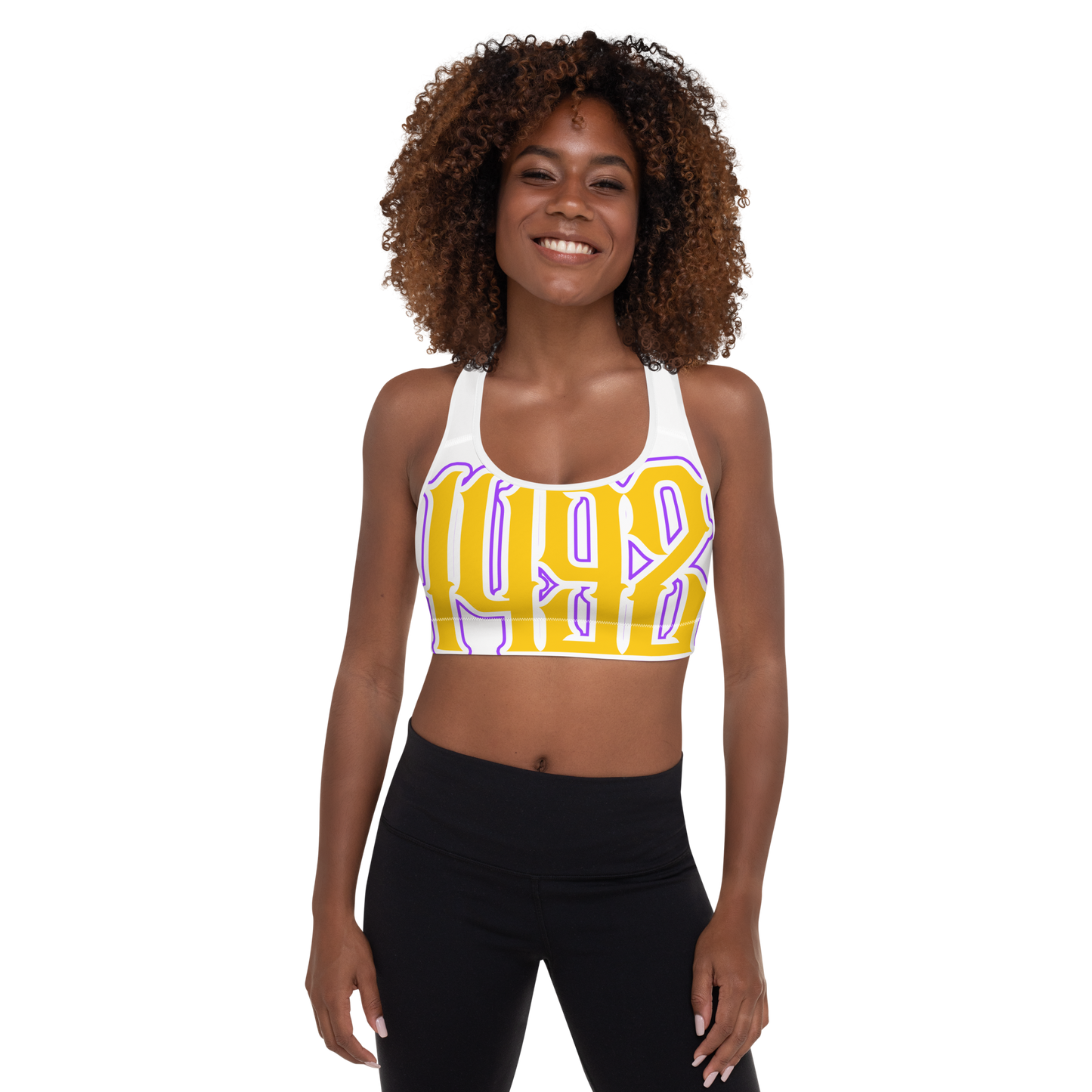 My grandma told me “We Indian” Padded Sports Bra