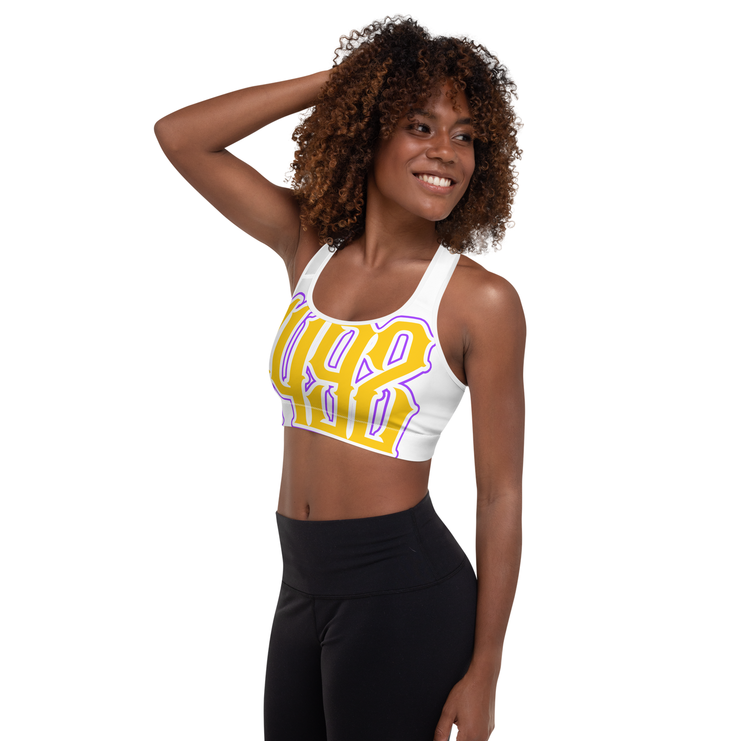 My grandma told me “We Indian” Padded Sports Bra