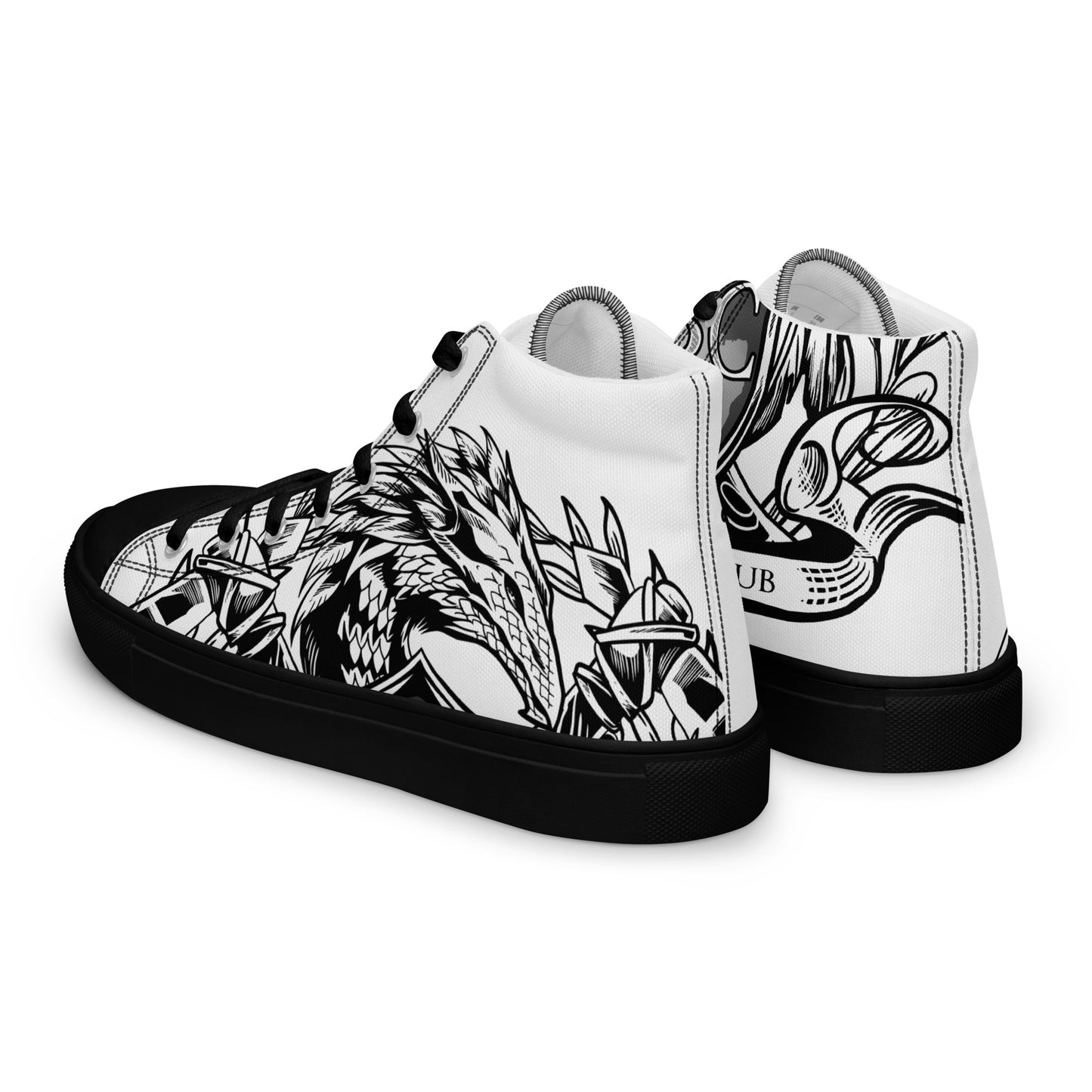 ABC Men’s high top canvas shoes