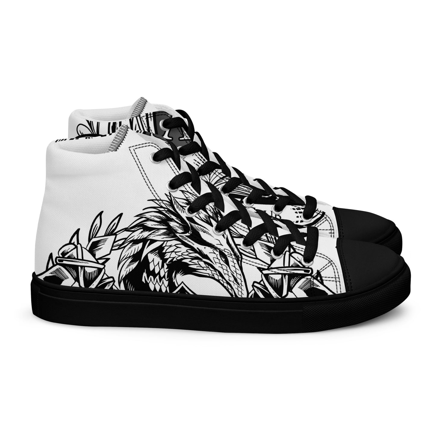 ABC Men’s high top canvas shoes