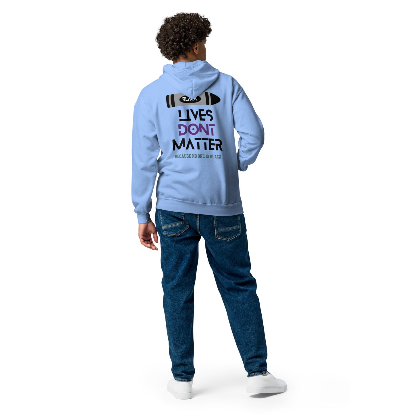 Black Lives Matter Unisex heavy blend zip hoodie