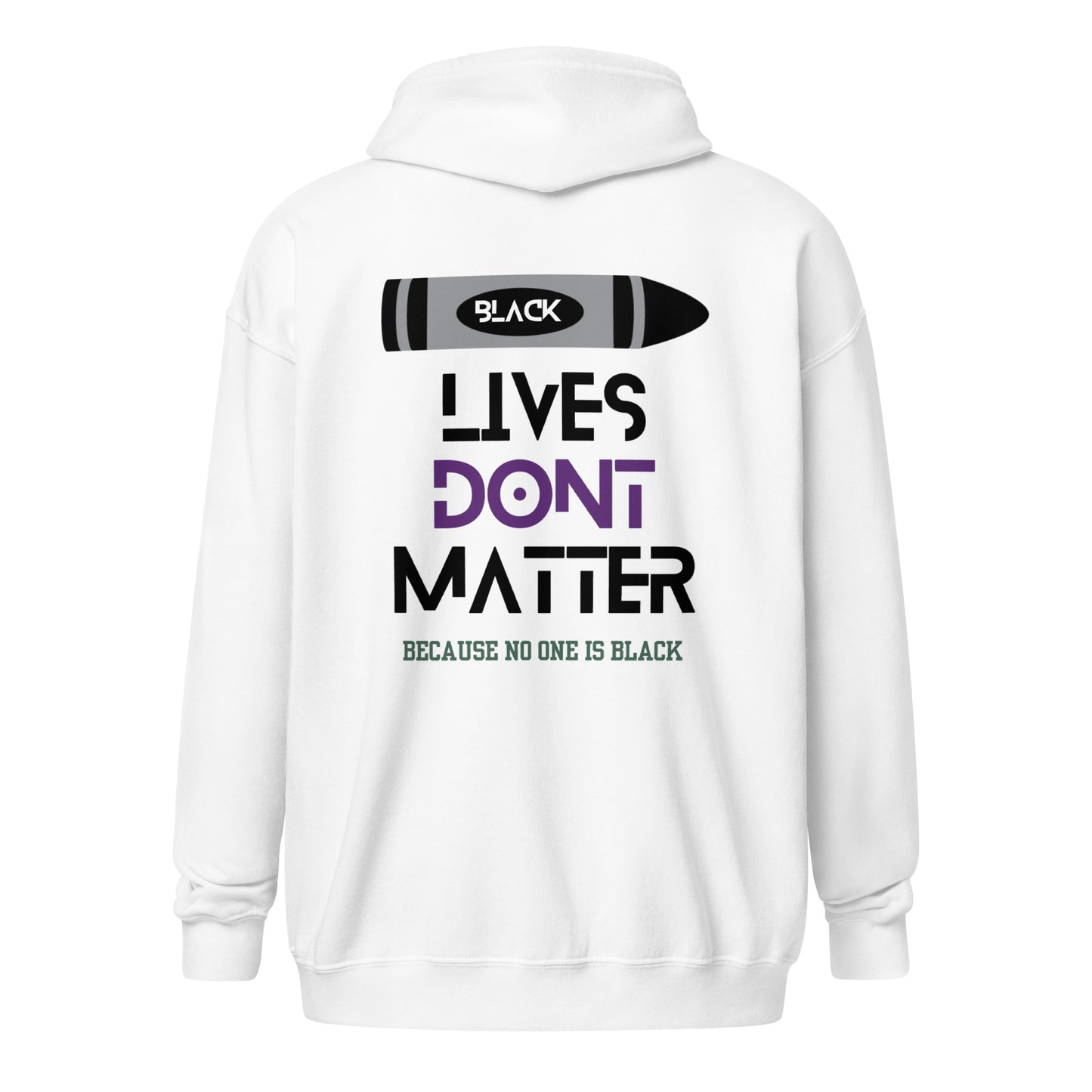 Black Lives Matter Unisex heavy blend zip hoodie