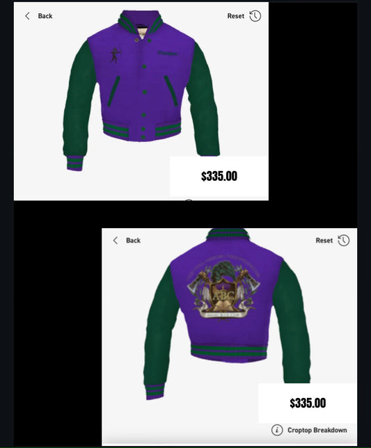 Unisex Hoodie - Green/Purple