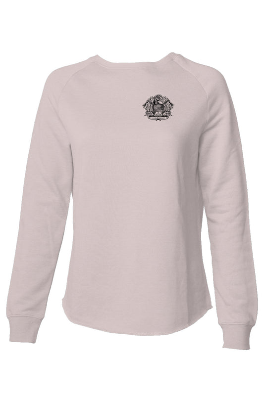 Womens Lightweight Wash Sweatshirt