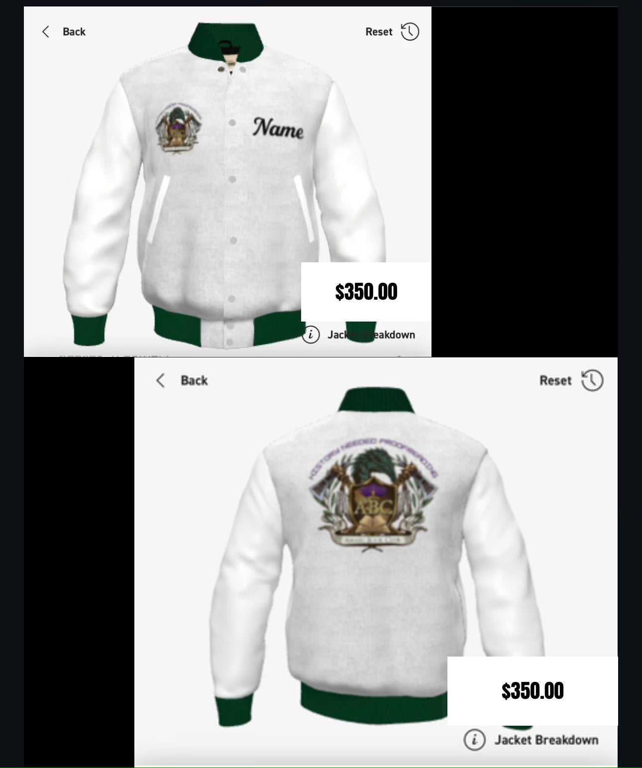 Unisex Hoodie - Green/White