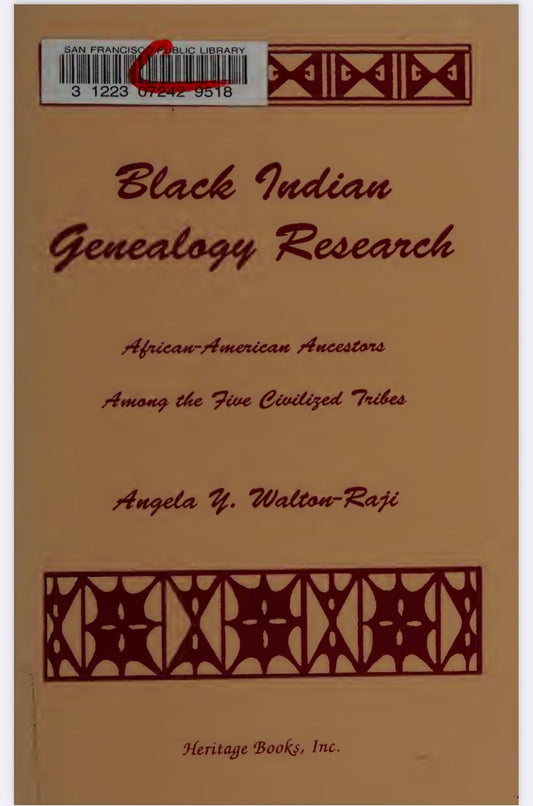 Black Indian Genealogy Research