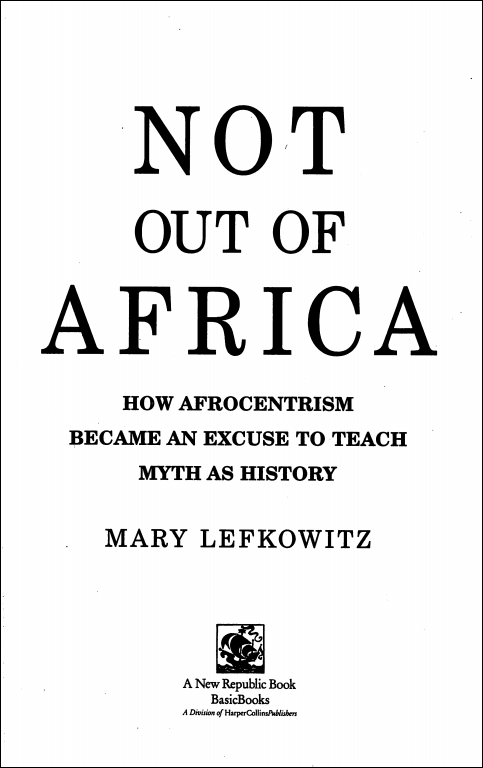 Not out of Africa