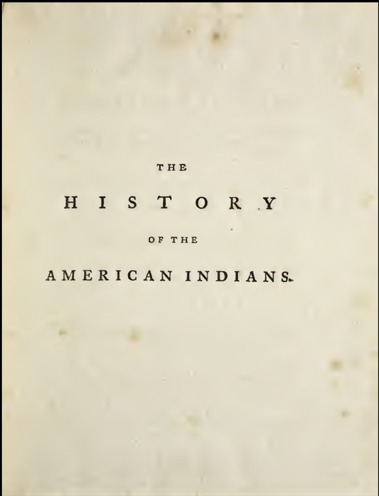 The History of the American Indians