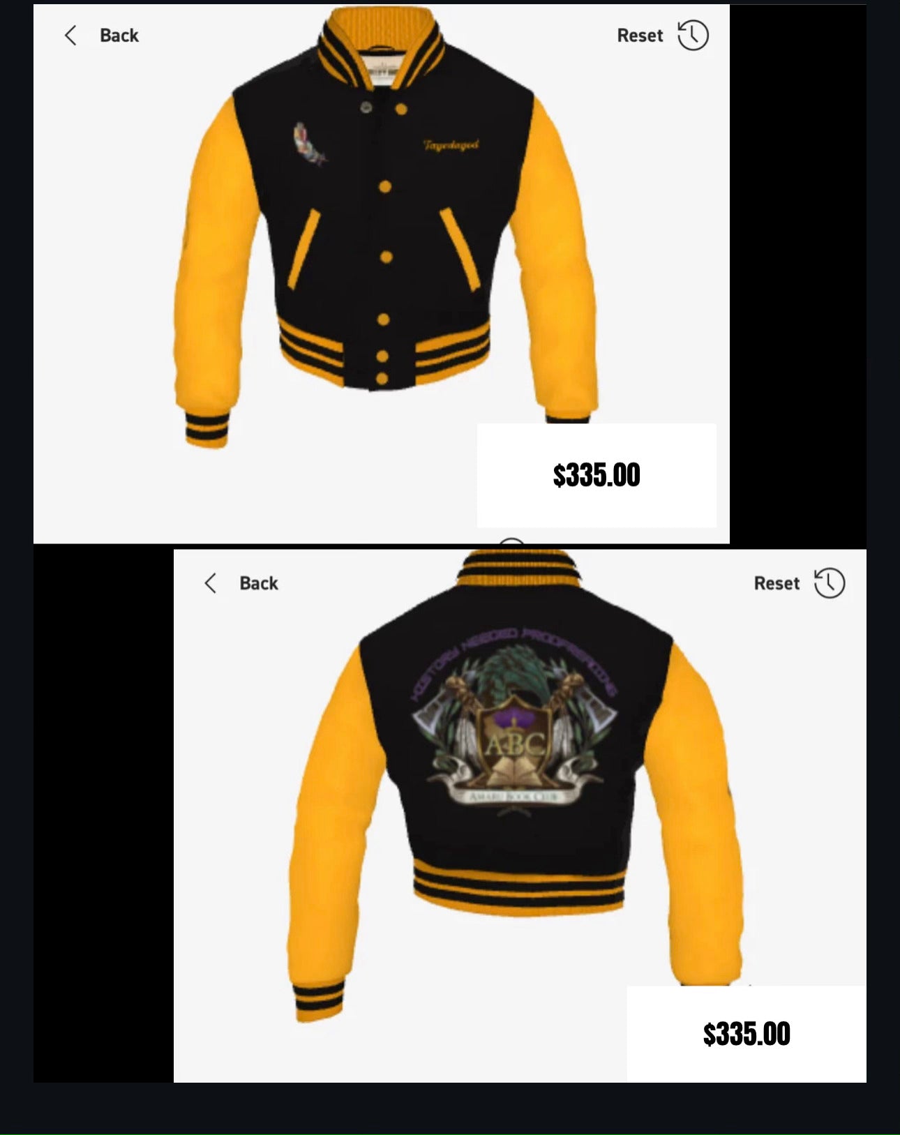 Unisex Hoodie - Yellow/Black