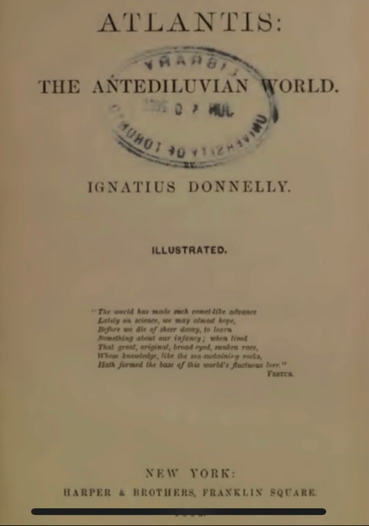 Atlantis - THE ANTEDILUVIAN WORLD