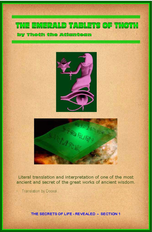 The Emerald Tablets of Thoth