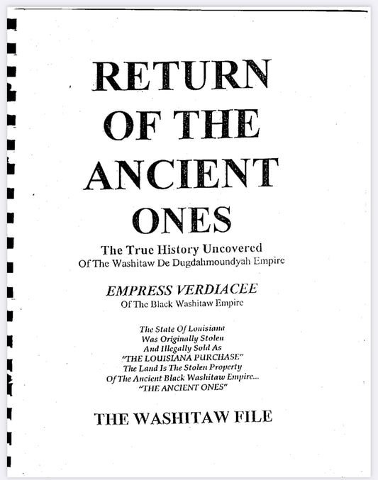 RETURN OF THE ANCIENT ONES