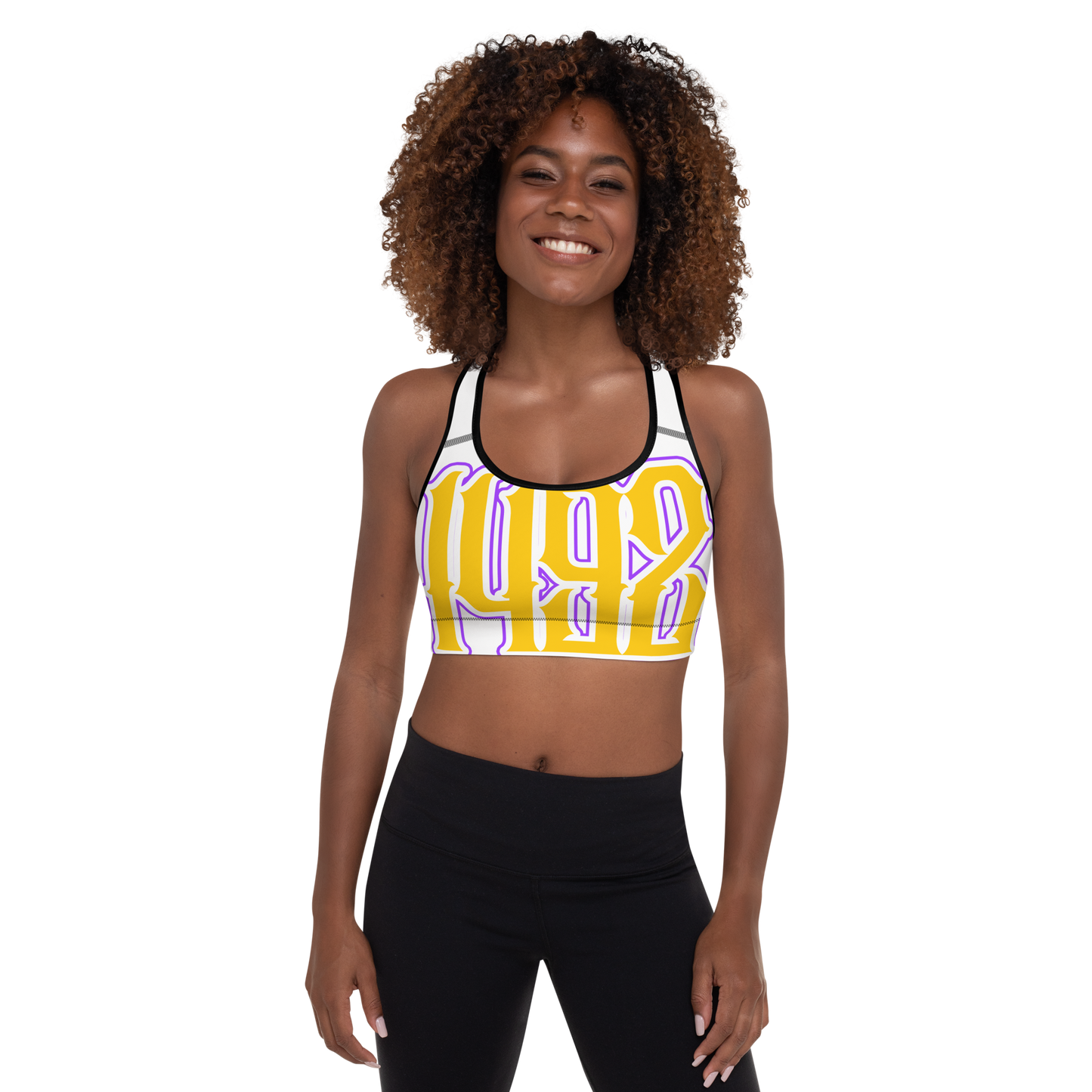 My grandma told me “We Indian” Padded Sports Bra