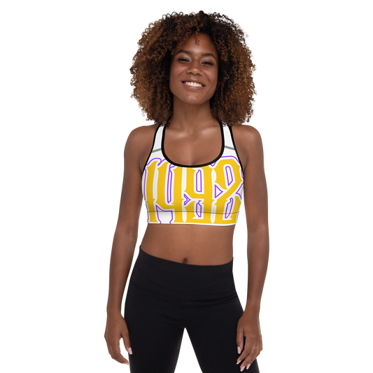 My grandma told me “We Indian” Padded Sports Bra