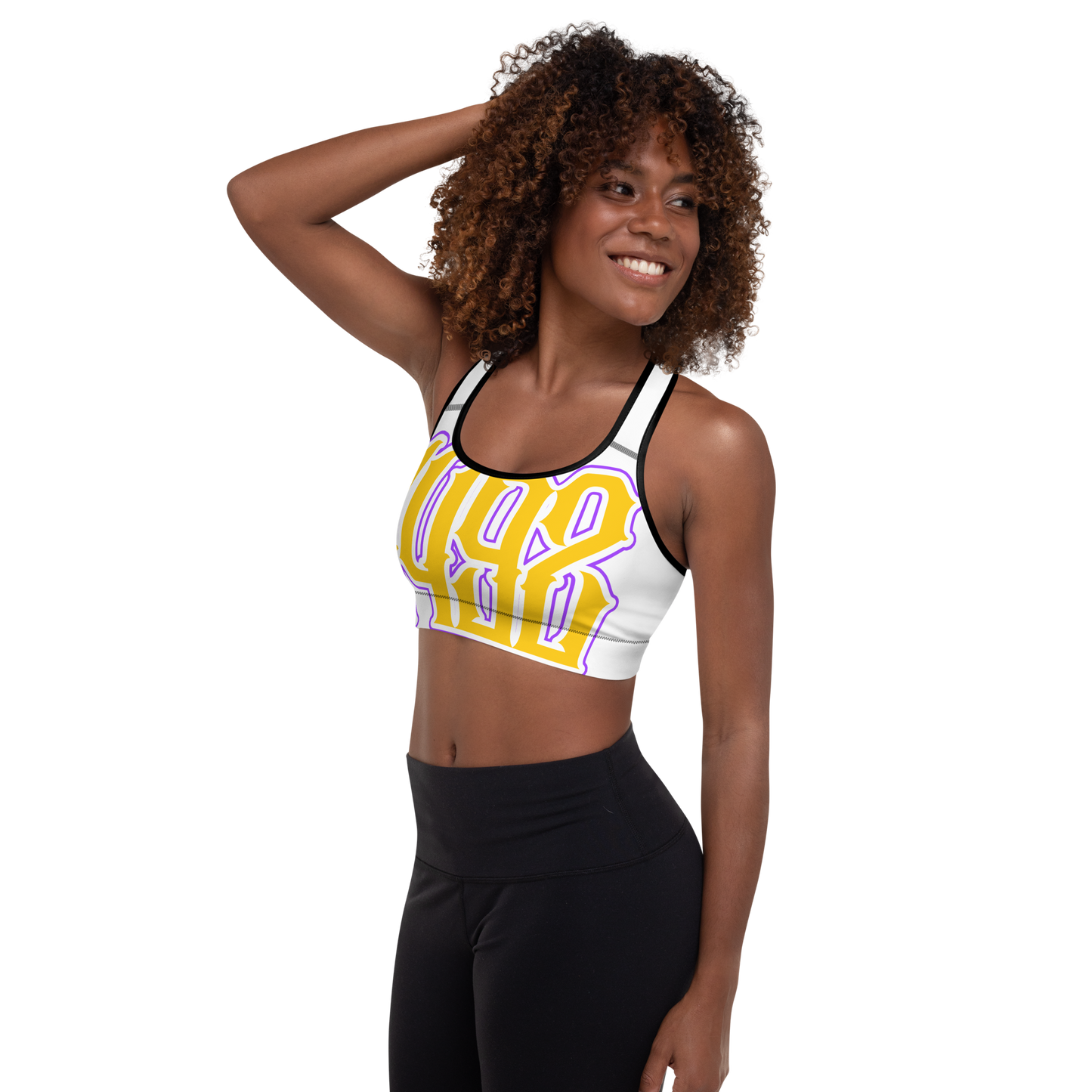 My grandma told me “We Indian” Padded Sports Bra