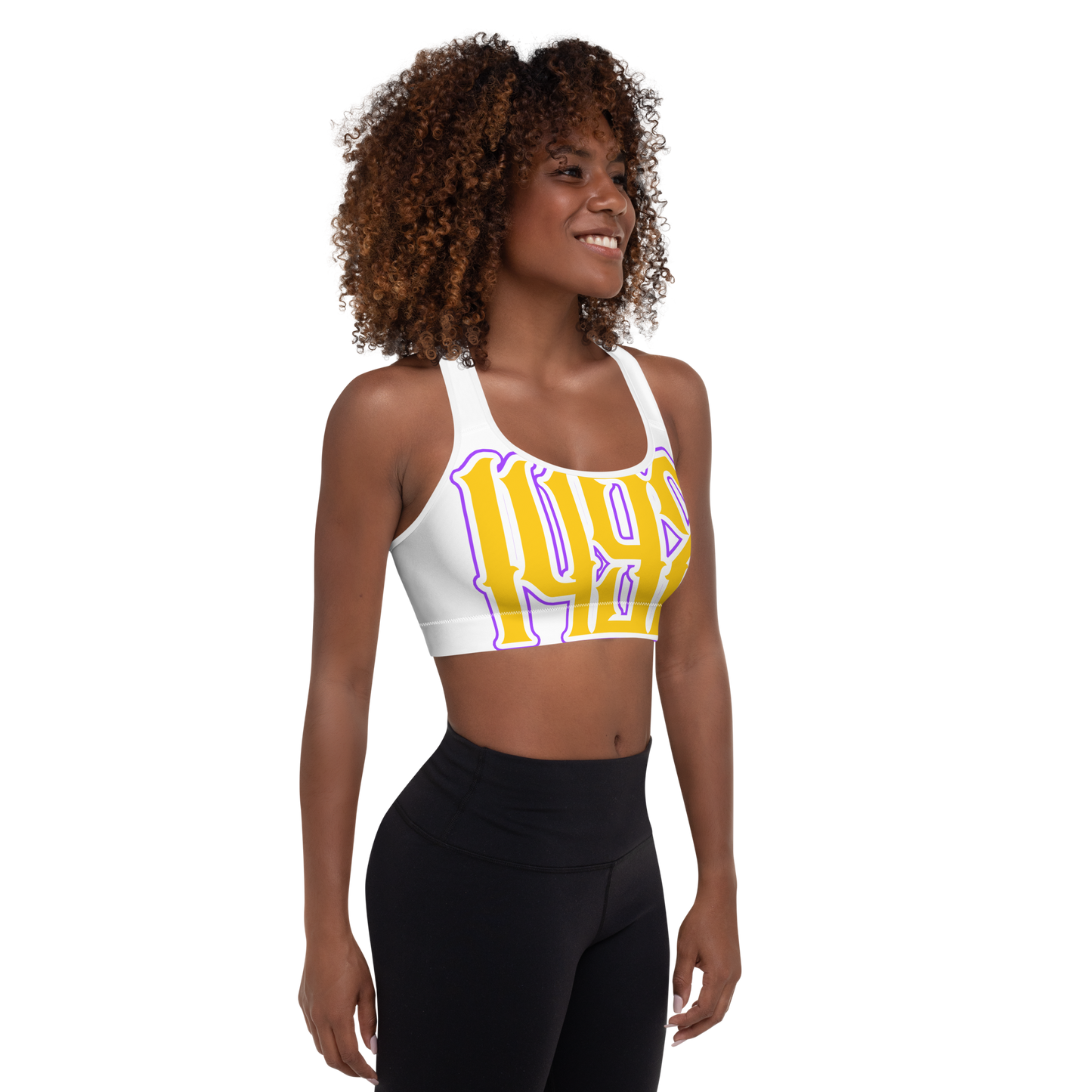 My grandma told me “We Indian” Padded Sports Bra