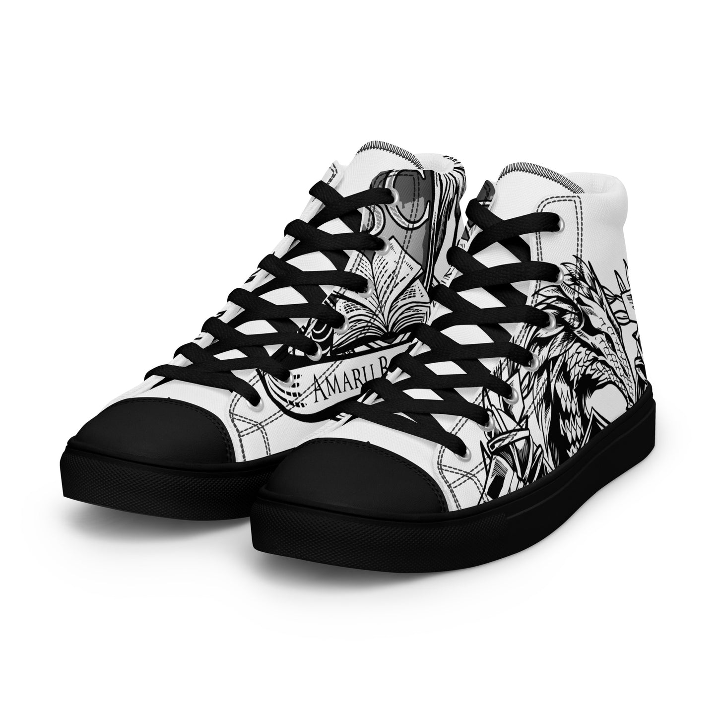 ABC Men’s high top canvas shoes