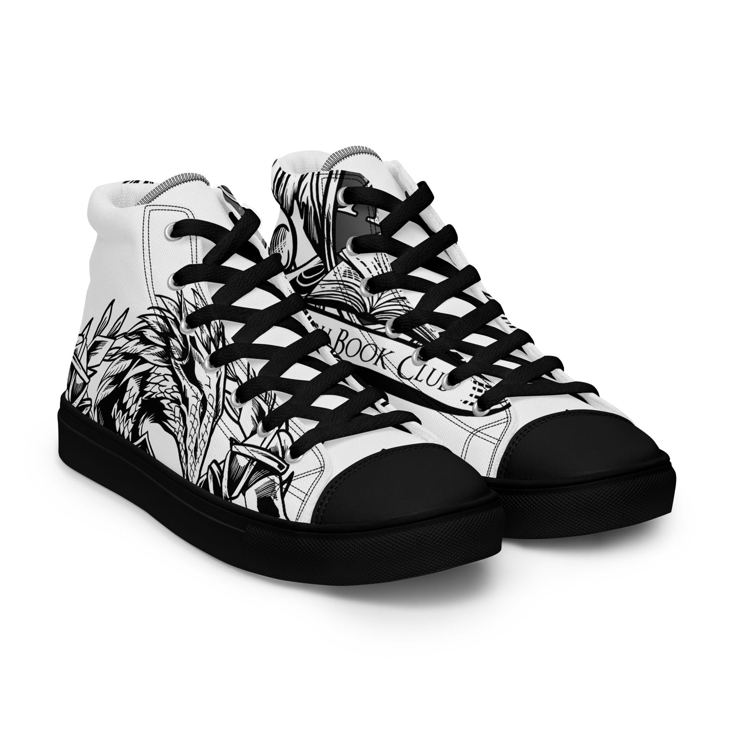 ABC Men’s high top canvas shoes