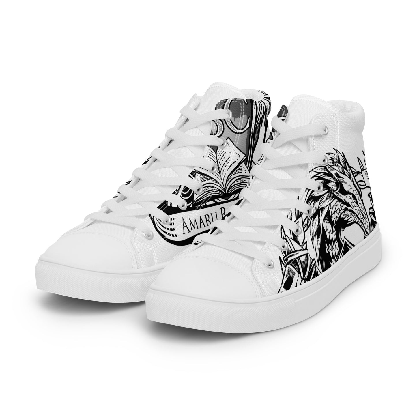 ABC Men’s high top canvas shoes