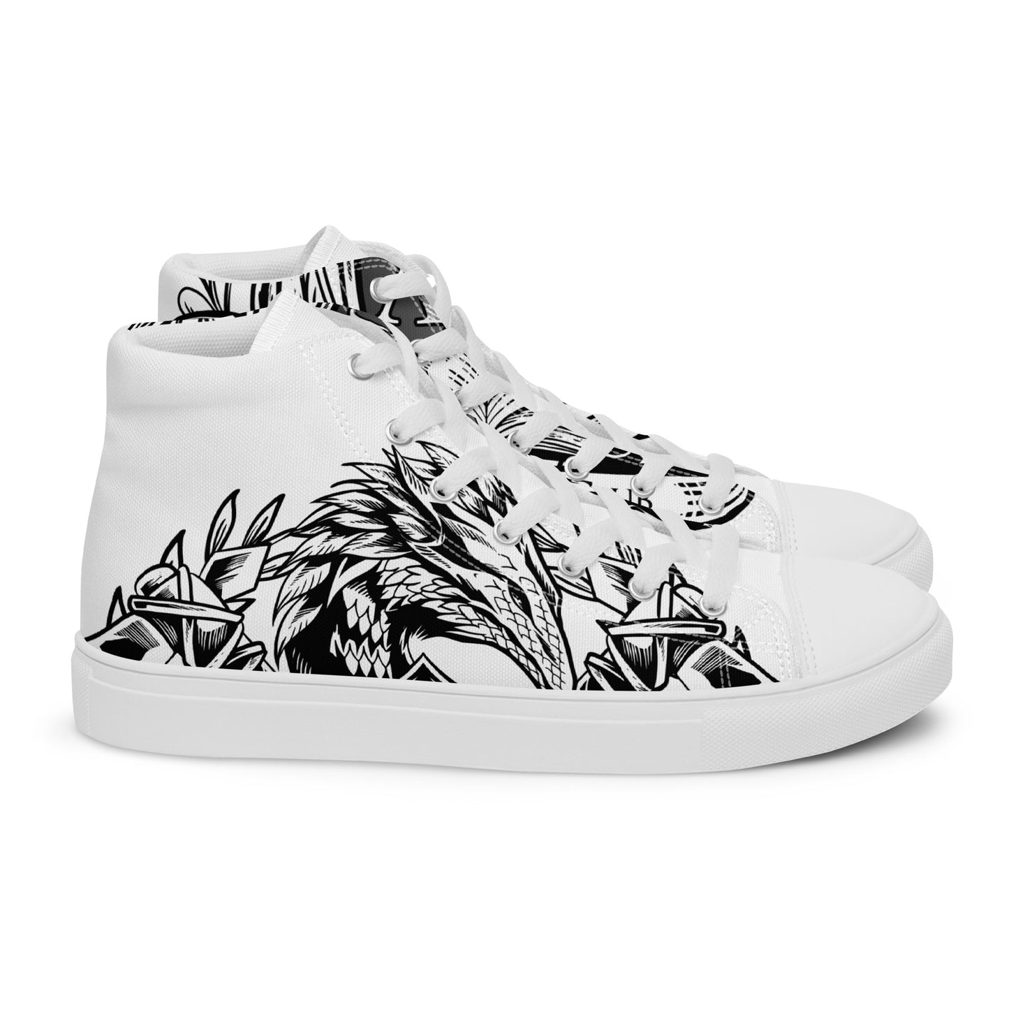 ABC Men’s high top canvas shoes