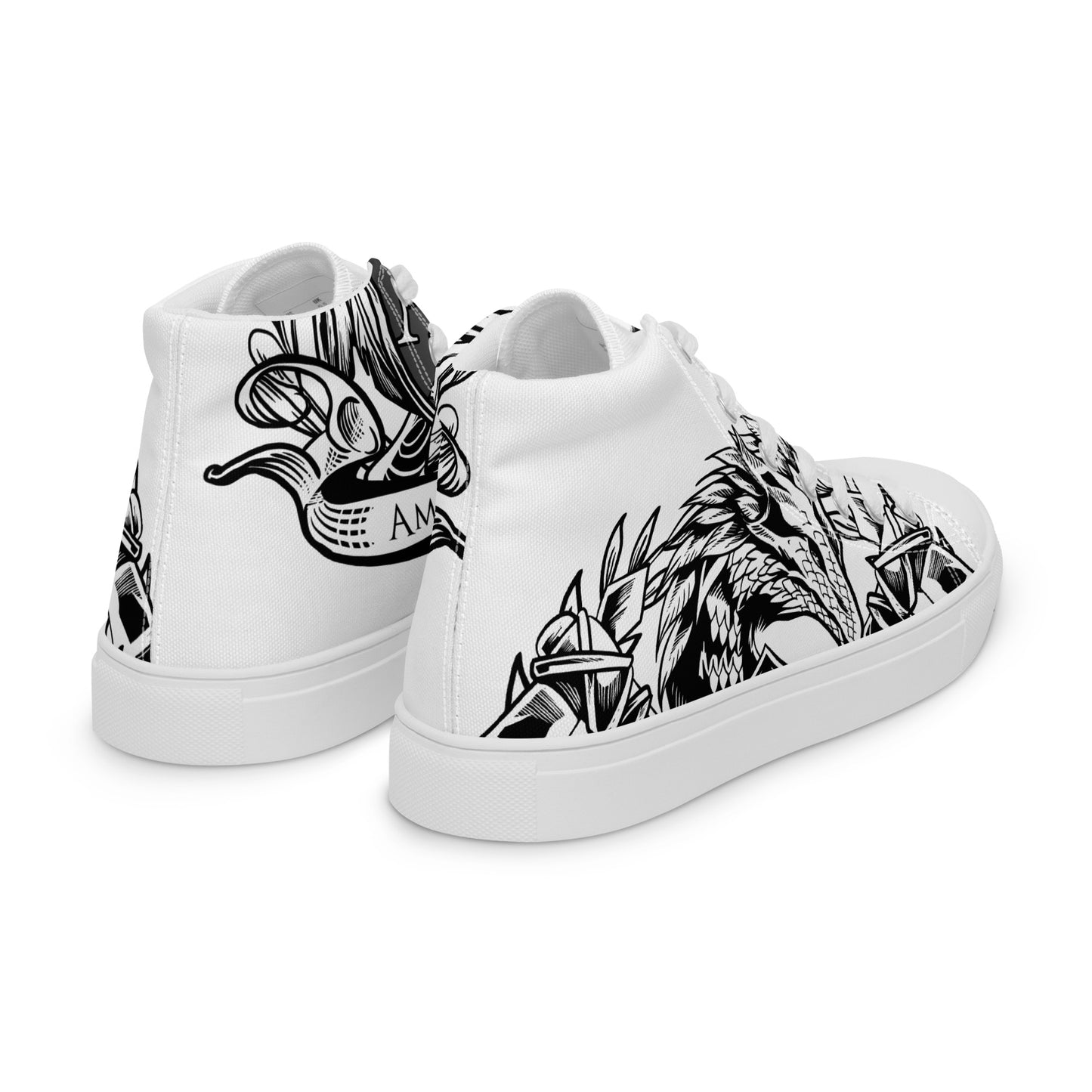 ABC Men’s high top canvas shoes