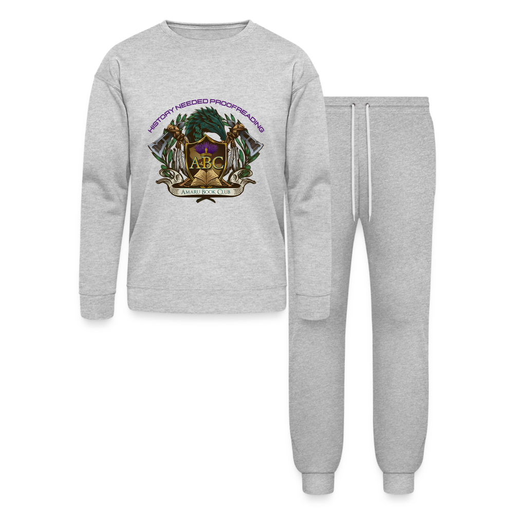Bella + Canvas Unisex Lounge Wear Set - heather gray