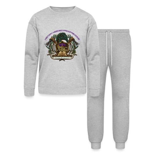 Bella + Canvas Unisex Lounge Wear Set - heather gray