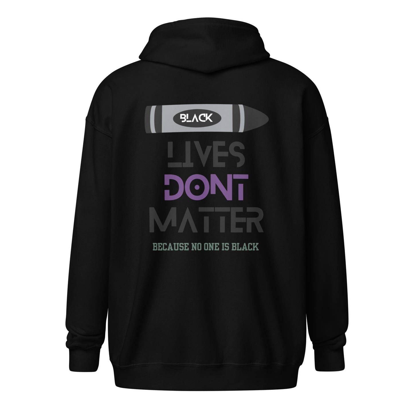 Black Lives Matter Unisex heavy blend zip hoodie