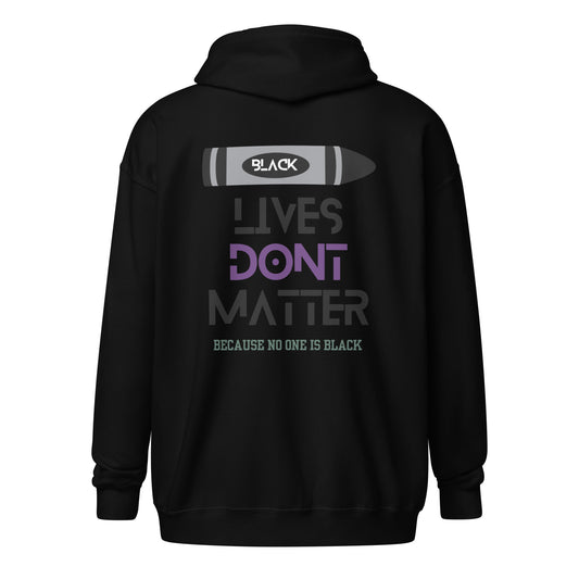 Black Lives Matter Unisex heavy blend zip hoodie