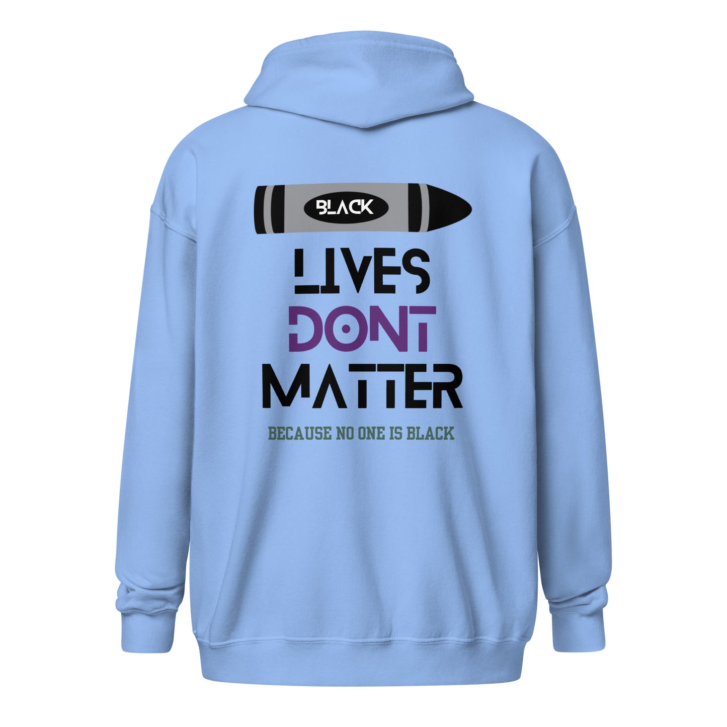 Black Lives Matter Unisex heavy blend zip hoodie