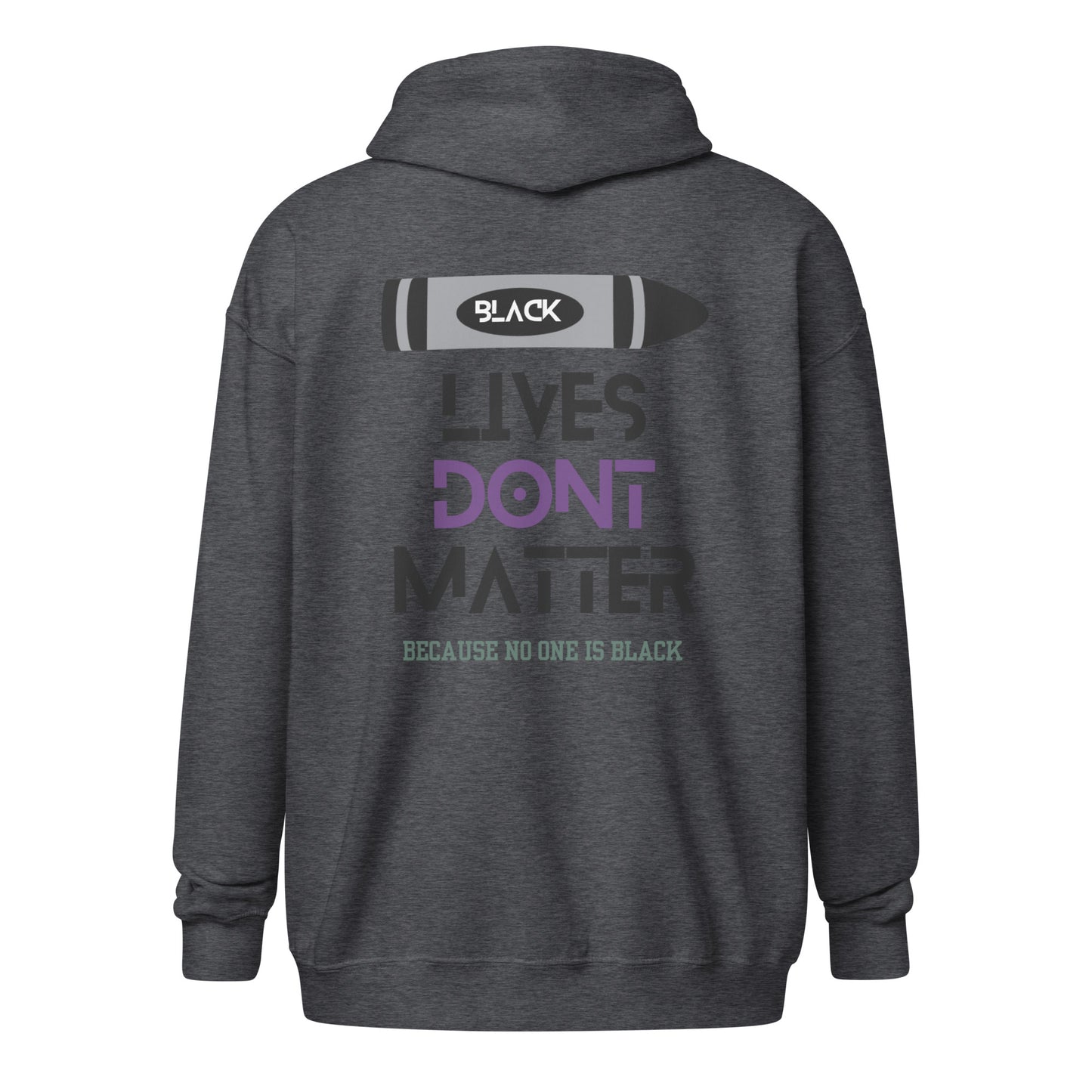 Black Lives Matter Unisex heavy blend zip hoodie