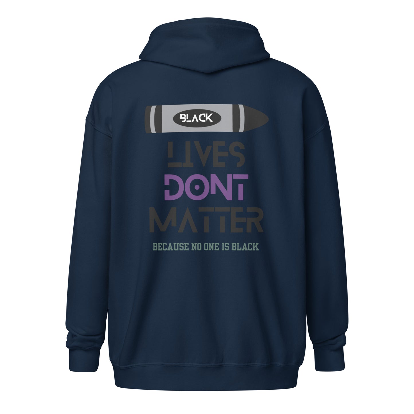 Black Lives Matter Unisex heavy blend zip hoodie