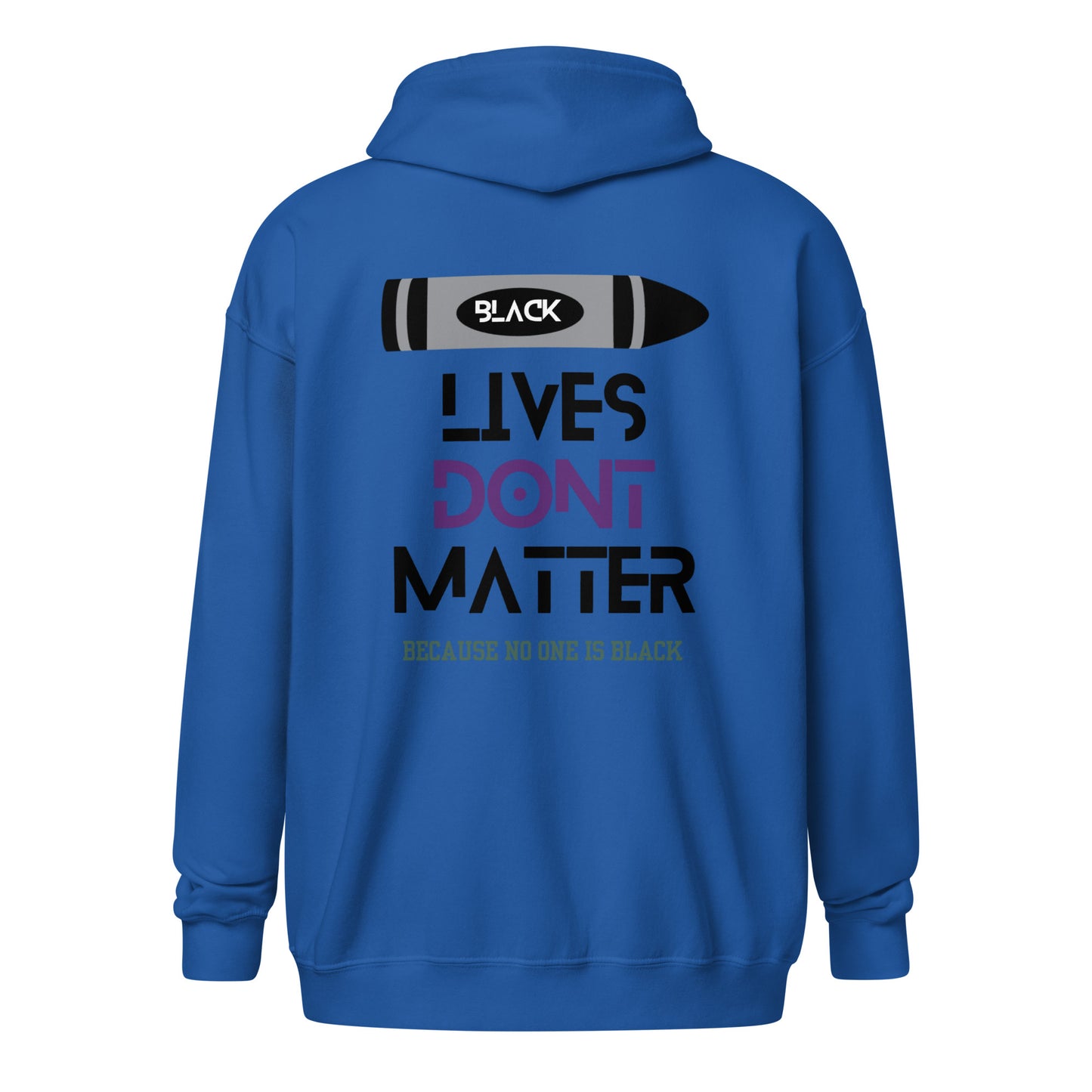 Black Lives Matter Unisex heavy blend zip hoodie