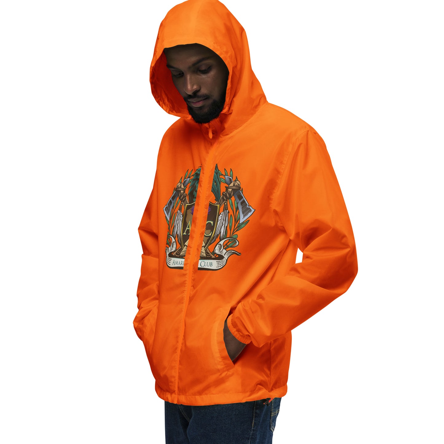 Unisex lightweight zip up windbreaker