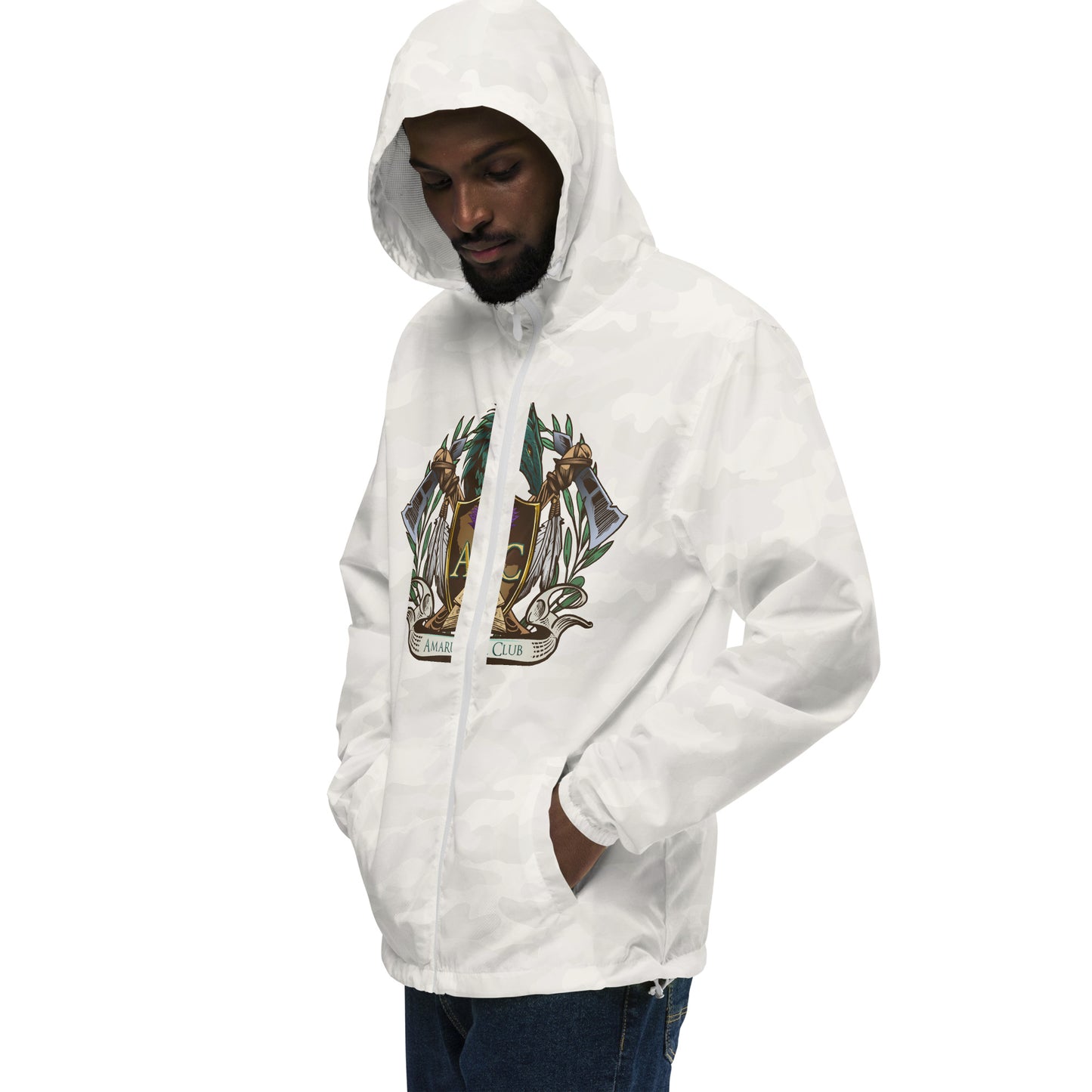 Unisex lightweight zip up windbreaker
