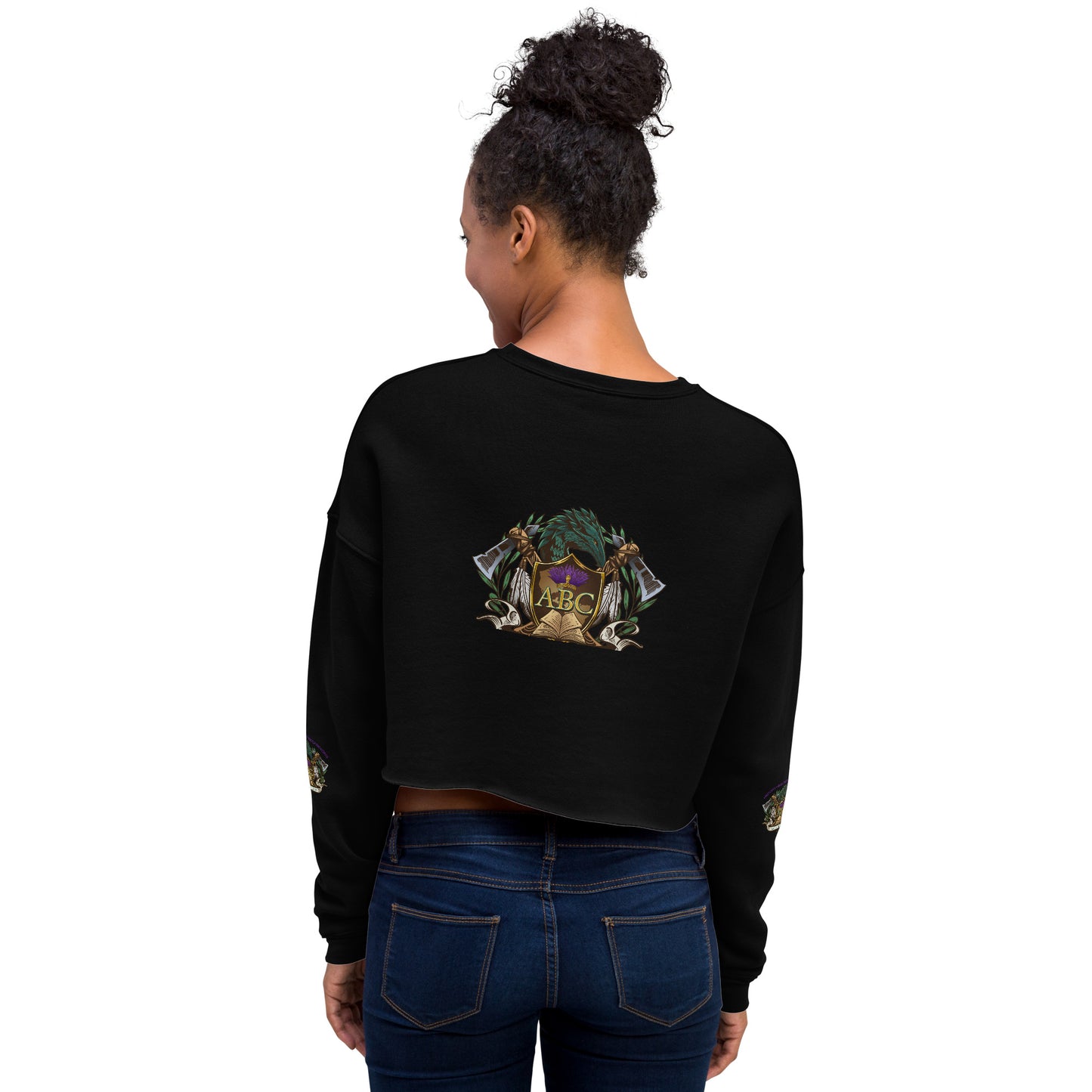 ABC Crop Sweatshirt