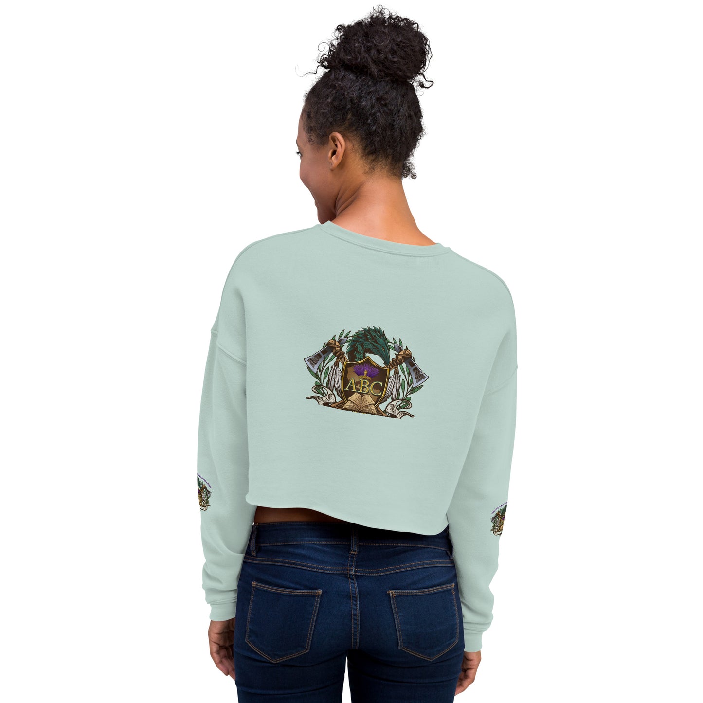 ABC Crop Sweatshirt