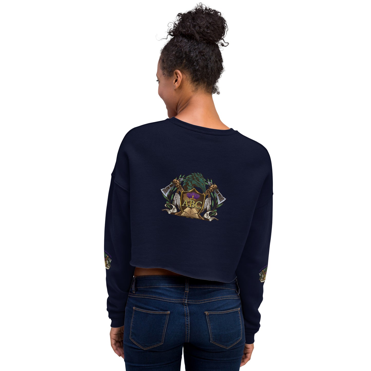 ABC Crop Sweatshirt
